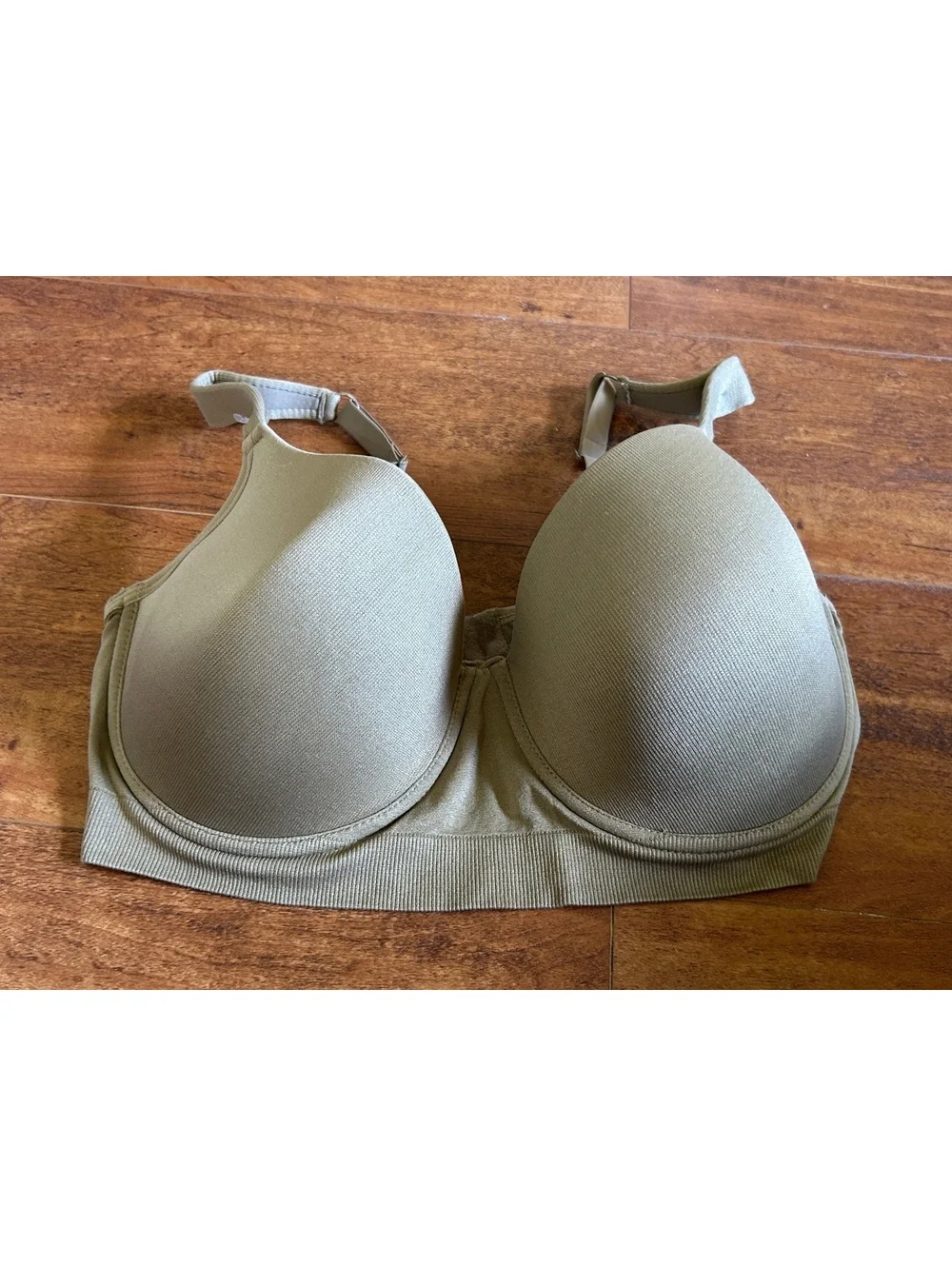 Danskin Intimates Beige and Tan Sports Bras, Size 40D